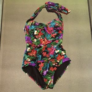 Catalina Floral print One Piece Swimsuit